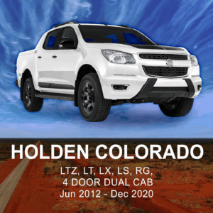 HOLDEN COLORADO CANVAS Seat Cover JUN 2012 to Dec 2020 / FRONT ROW