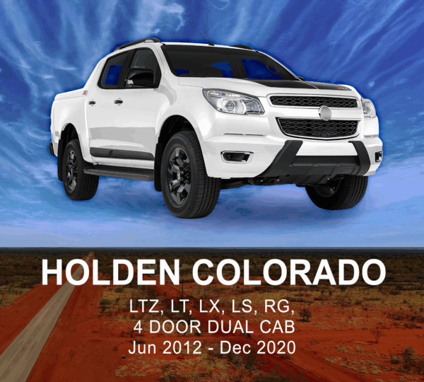 HOLDEN COLORADO CANVAS Seat Cover JUN 2012 to Dec 2020 / FRONT ROW