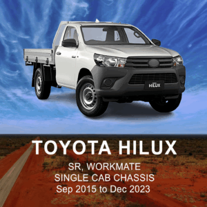 TOYOTA HILUX CANVAS Seat Cover SEP 2015 to DEC 2023 / FRONT ROW
