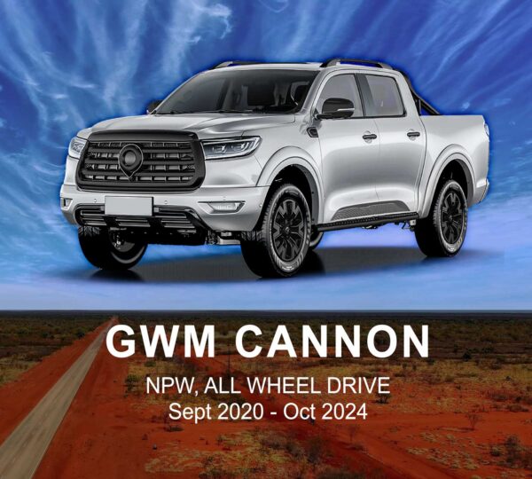 GWM Cannon CANVAS Seat Cover SEP 2020 to SEP 2024 / REAR ROW