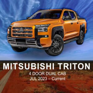 MITSUBISHI TRITON CANVAS Seat Cover JUL 2023 to Current / FRONT ROW