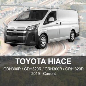 TOYOTA HIACE CANVAS Seat Cover May 2019 to Current / FRONT ROW