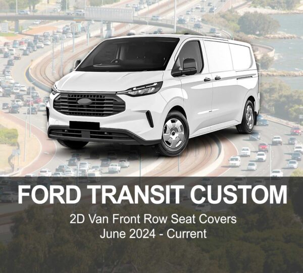 FORD TRANSIT CUSTOM CANVAS Seat Cover June 2024 to Current / FRONT ROW