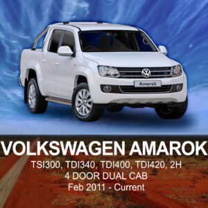 VOLKSWAGON AMAROK CANVAS Seat Cover FEB 2011 to Current / FRONT ROW