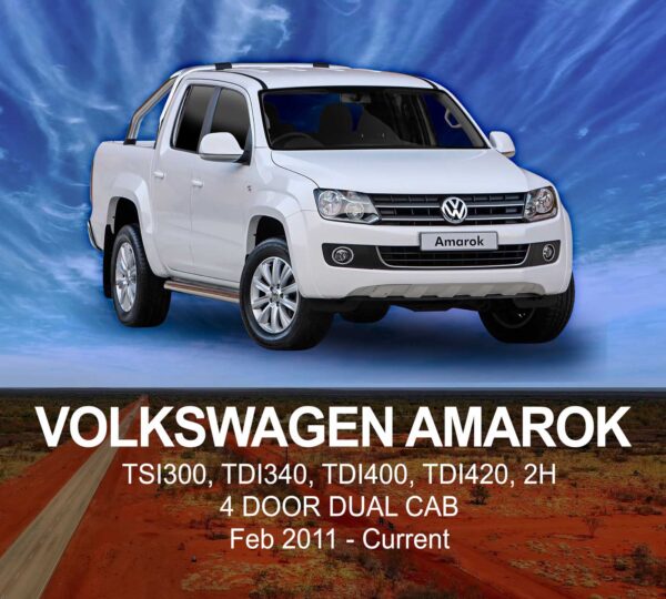 VOLKSWAGON AMAROK CANVAS Seat Cover FEB 2011 to Current / FRONT ROW