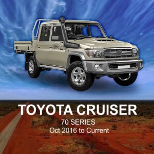 TOYOTA LANDCRUISER CANVAS Seat Cover OCT 2016 to CURRENT / FRONT ROW