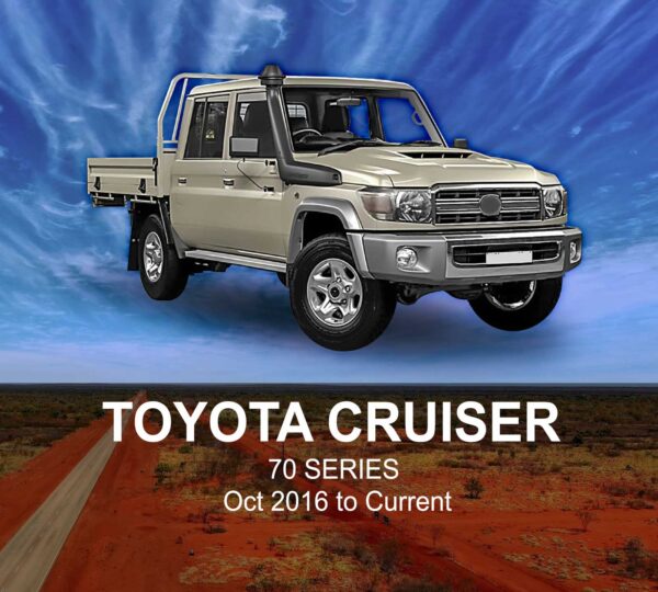 TOYOTA LANDCRUISER CANVAS Seat Cover OCT 2016 to CURRENT / FRONT ROW