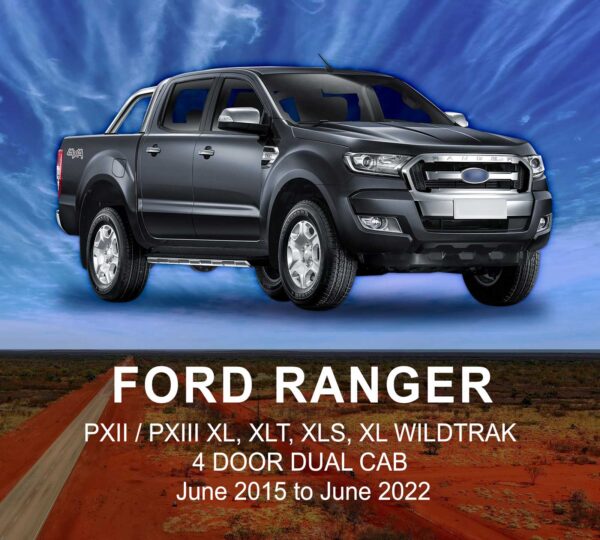 FORD Ranger CANVAS Seat Cover JUN 2015 to JUN 2022 / REAR ROW