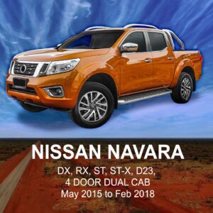 NISSAN NAVARA CANVAS Seat Cover FEB 2018 to JAN 2021 / REAR ROW