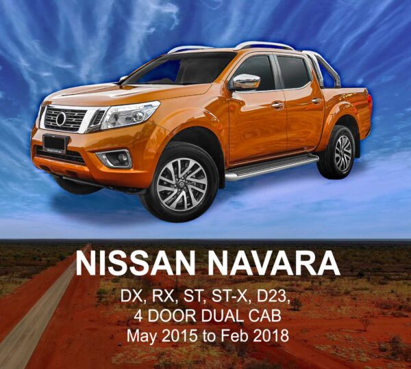 NISSAN NAVARA CANVAS Seat Cover MAY 2015 to FEB 2018 / FRONT ROW