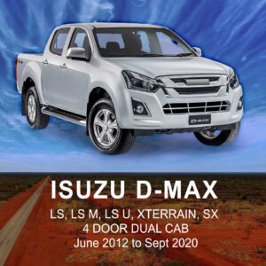 ISUZU DMAX CANVAS Seat Cover JUN 2012 to AUG 2020 / FRONT ROW