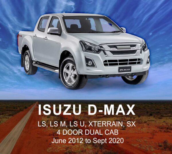 ISUZU DMAX CANVAS Seat Cover JUN 2012 to SEP 2020 / REAR ROW
