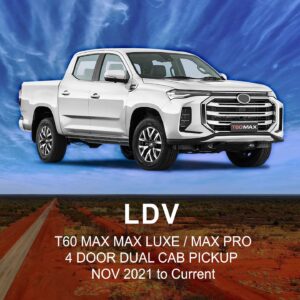 LDV T60 CANVAS Seat Cover NOV 2021 to Current / FRONT ROW
