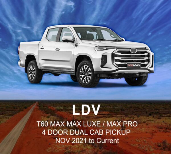 LDV T60 CANVAS Seat Cover NOV 2021 to Current / FRONT ROW