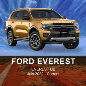 FORD Everest CANVAS Seat Cover JUL 2022 to Current / FRONT ROW