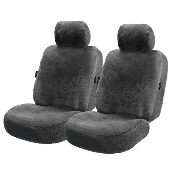 24mm Sheepskin Front Car Seat Cover Pair