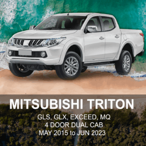 MITSUBISHI TRITON NEOPRENE Seat Cover MAY 2015 to JUN 2023 / FRONT & REAR SET