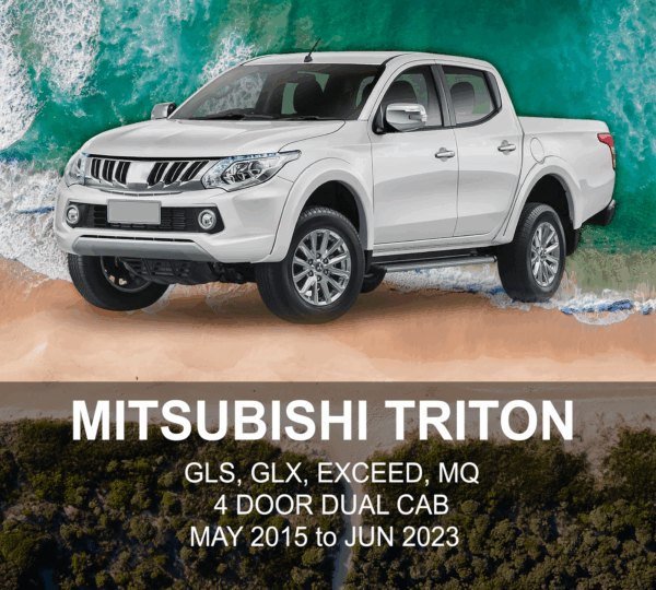MITSUBISHI TRITON NEOPRENE Seat Cover MAY 2015 to JUN 2023 / FRONT & REAR SET