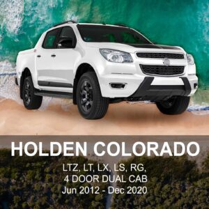 HOLDEN COLORADO NEOPRENE Seat Cover JUN 2012 to Dec 2020 / FRONT & REAR SET