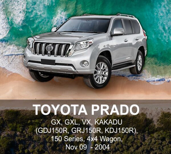 TOYOTA PRADO NEOPRENE Seat Cover NOV 2009 to APR 2024 / FRONT & REAR SET