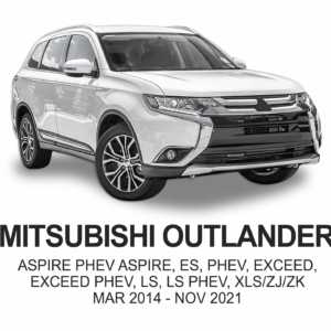 MITSUBISHI OUTLANDER POLYESTER Seat Cover MAR 2014 to NOV 2021 / FRONT & REAR SET