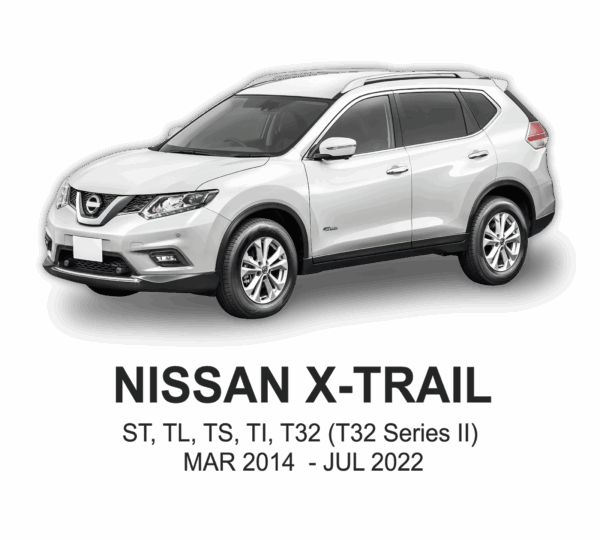 NISSAN XTrail POLYESTER Seat Cover MAR 2014 to JUL 2022 / FRONT & REAR SET