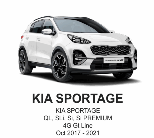 KIA SPORTAGE POLYESTER Seat Cover OCT 2017 to NOV 2021 / FRONT & REAR SET