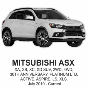 MITSUBISHI ASX POLYESTER Seat Cover JUL 2010 to Current / FRONT & REAR SET
