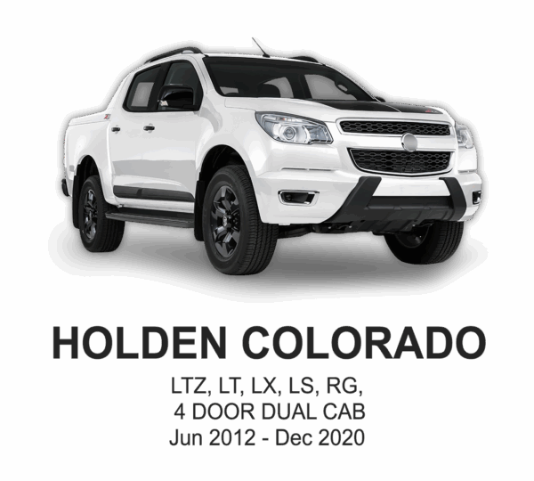 HOLDEN COLORADO POLYESTER Seat Cover JUN 2012 to Dec 2020 / FRONT & REAR SET