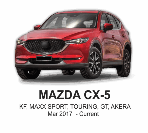 MAZDA CX5 POLYESTER Seat Cover MAR 2017 to Current / FRONT & REAR SET