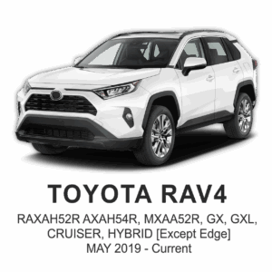 TOYOTA RAV4 POLYESTER Seat Cover MAY 2019 to Current / FRONT & REAR SET