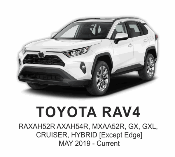 TOYOTA RAV4 POLYESTER Seat Cover MAY 2019 to Current / FRONT & REAR SET