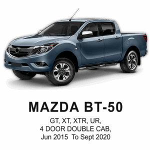 MAZDA BT-50 POLYESTER Seat Cover JUN 2015 to SEP 2020 / FRONT & REAR SET