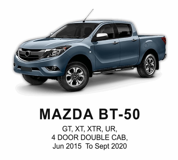 MAZDA BT-50 POLYESTER Seat Cover JUN 2015 to SEP 2020 / FRONT & REAR SET