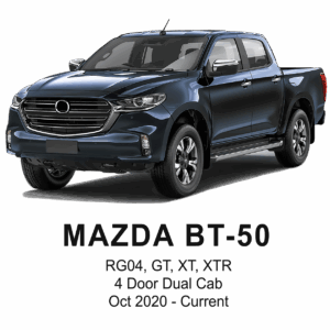 MAZDA BT-50 POLYESTER Seat Cover OCT 2020 to Current / FRONT & REAR SET