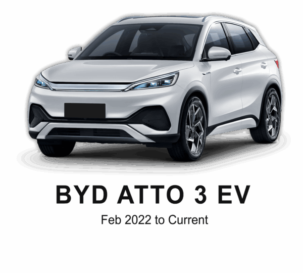 BYD ATTO3 POLYESTER PREMIUM Seat Cover FEB 2022 to Current / FRONT & REAR SET