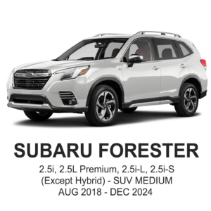 SUBARU FORESTER POLYESTER Seat Cover SEP 2018 to Sept  2024 / FRONT & REAR SET